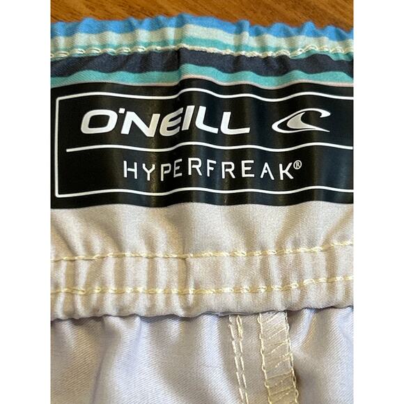 Oneill Ladie's Striped Short Hyperfreak Shorts - Picture 6 of 6